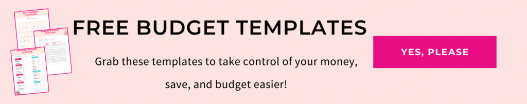 budgeting templates